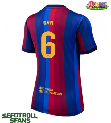 Barcelona Paez Gavi #6 Hemmatröja Kvinnor 2026-27 Kortärmad